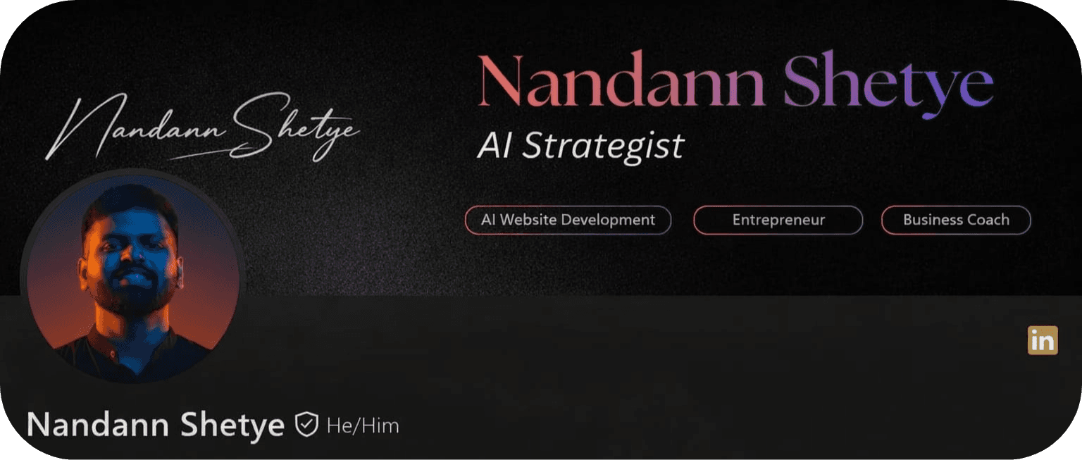 LinkedIn card